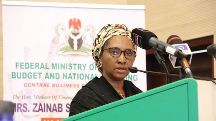 Minister of Finance,Budget and National Planning, Mrs. Zainah Ahmed